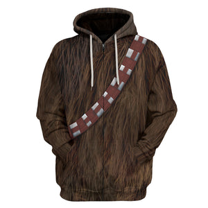 Chewbacca Costume Hoodie Sweatshirt T-Shirt – MNP130CSSTW
