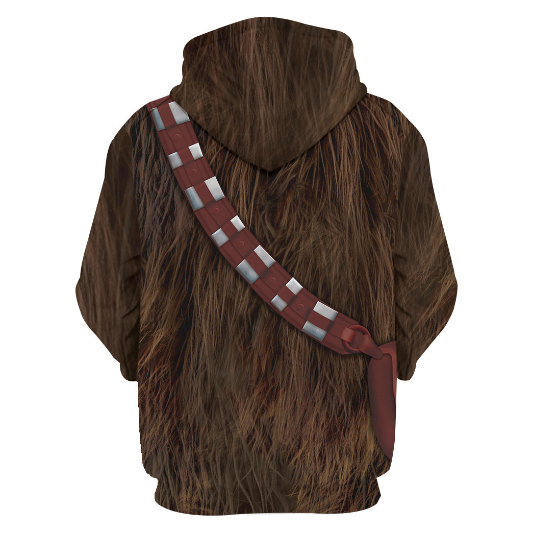 Chewbacca Costume Hoodie Sweatshirt T-Shirt – MNP130CSSTW