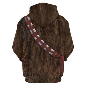 Chewbacca Costume Hoodie Sweatshirt T-Shirt – MNP130CSSTW