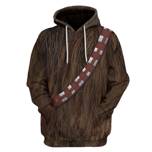 Chewbacca Costume Hoodie Sweatshirt T-Shirt – MNP130CSSTW