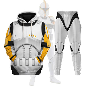 Clone Trooper Commander Costume Hoodie Sweatshirt T-Shirt Sweatpants – MNP247CSSTW