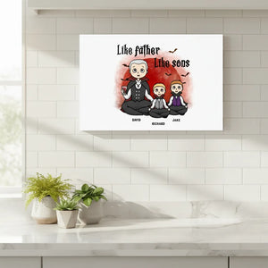Like Father Like Sons - Personalized Dad Poster