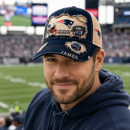 American Football Game Day – Personalized Vintage Classic Cap - NSK10123
