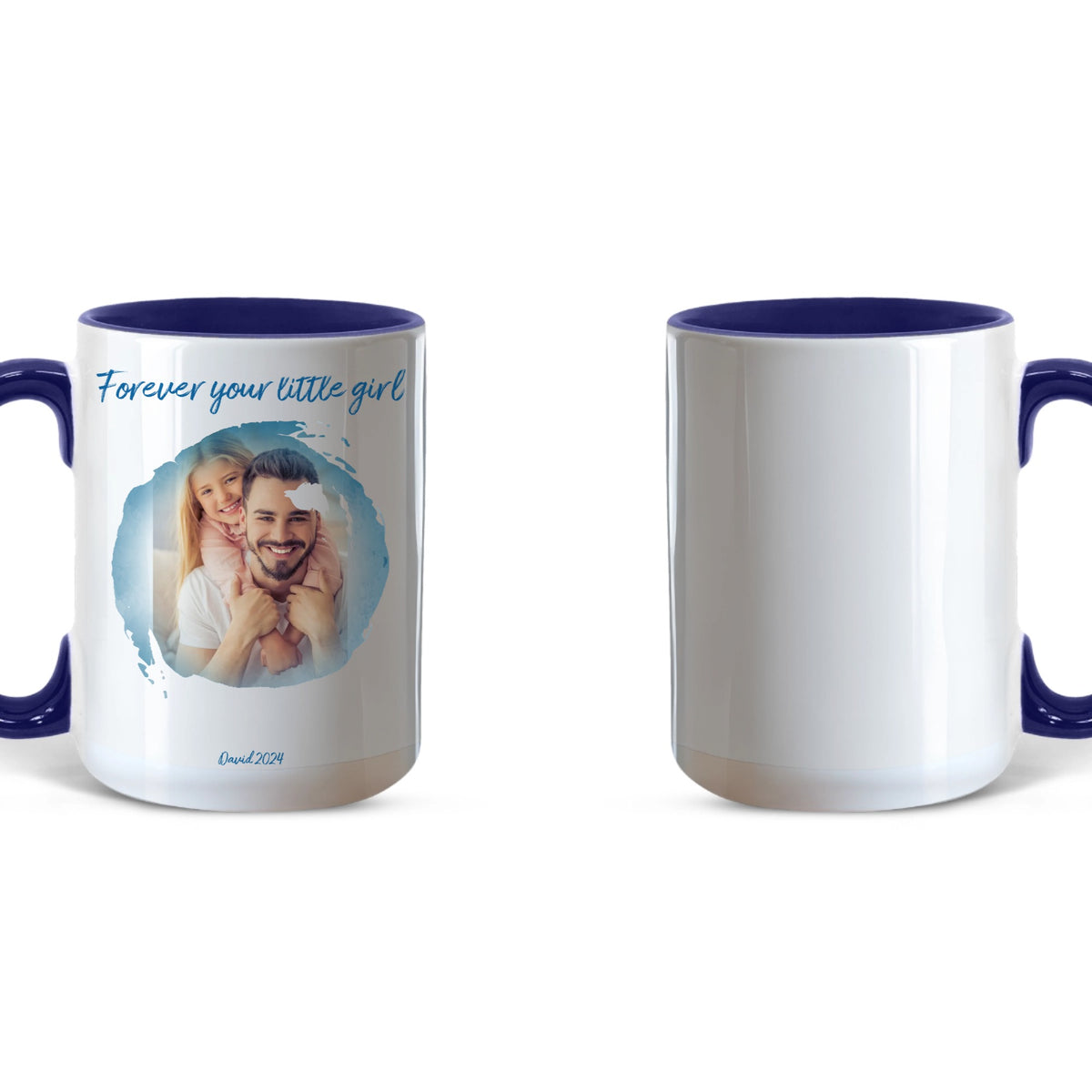 Forever your little girl - Personalized Dad Mug
