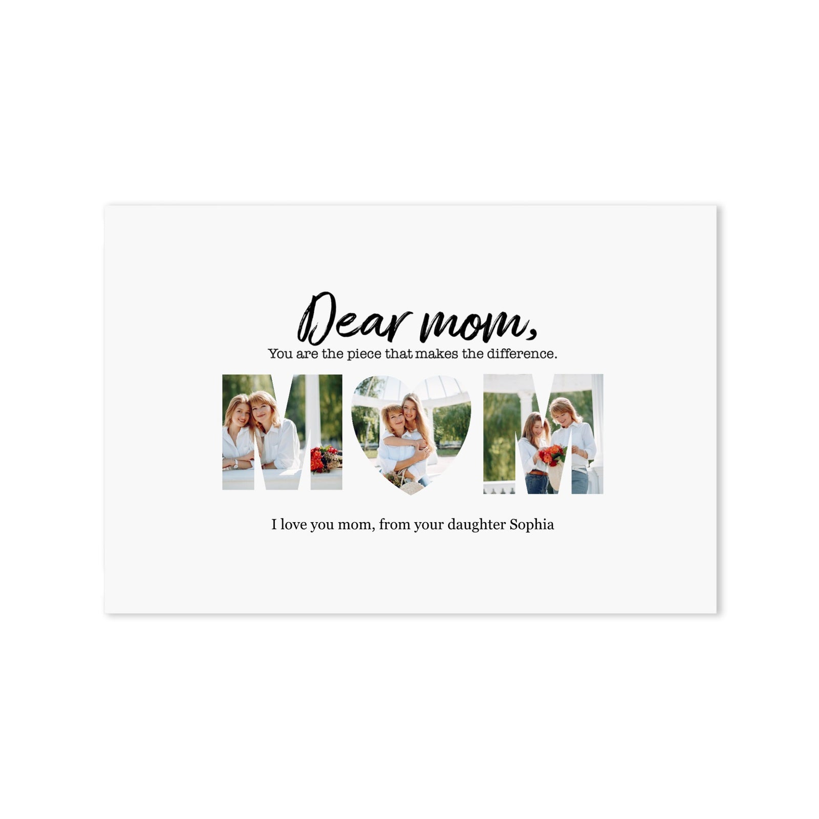 MOM - Personalized Mom Poster