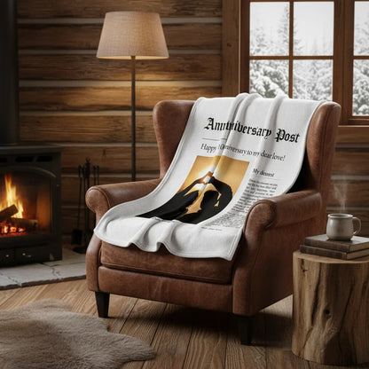The Anniversary Post - Personalized Anniversary Blanket