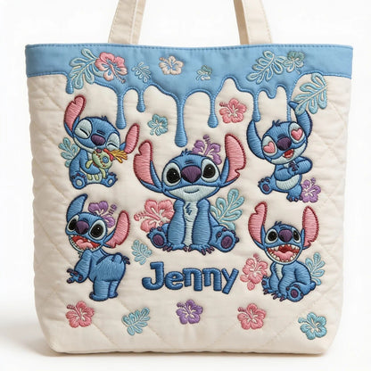 Ohana Family Bond - Personalized Quilted Tote Bag - NSK10031