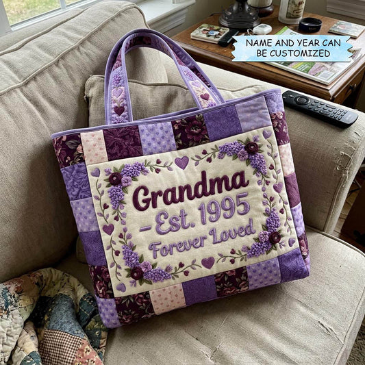 The Floral Love Quilted Tote