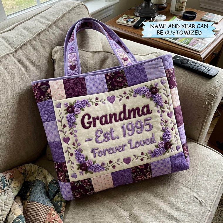 The Floral Love Quilted Tote
