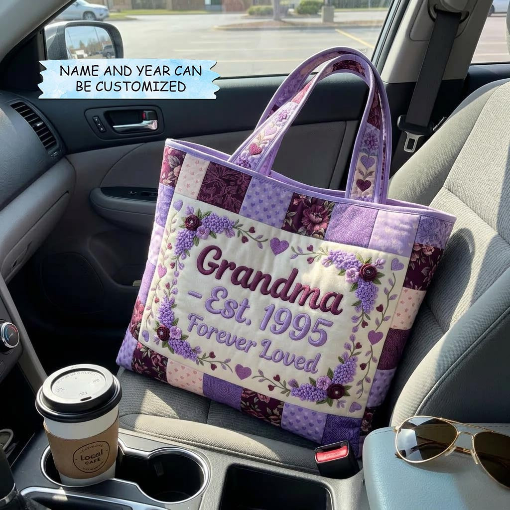 The Floral Love Quilted Tote