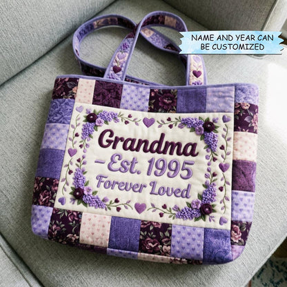 The Floral Love Quilted Tote