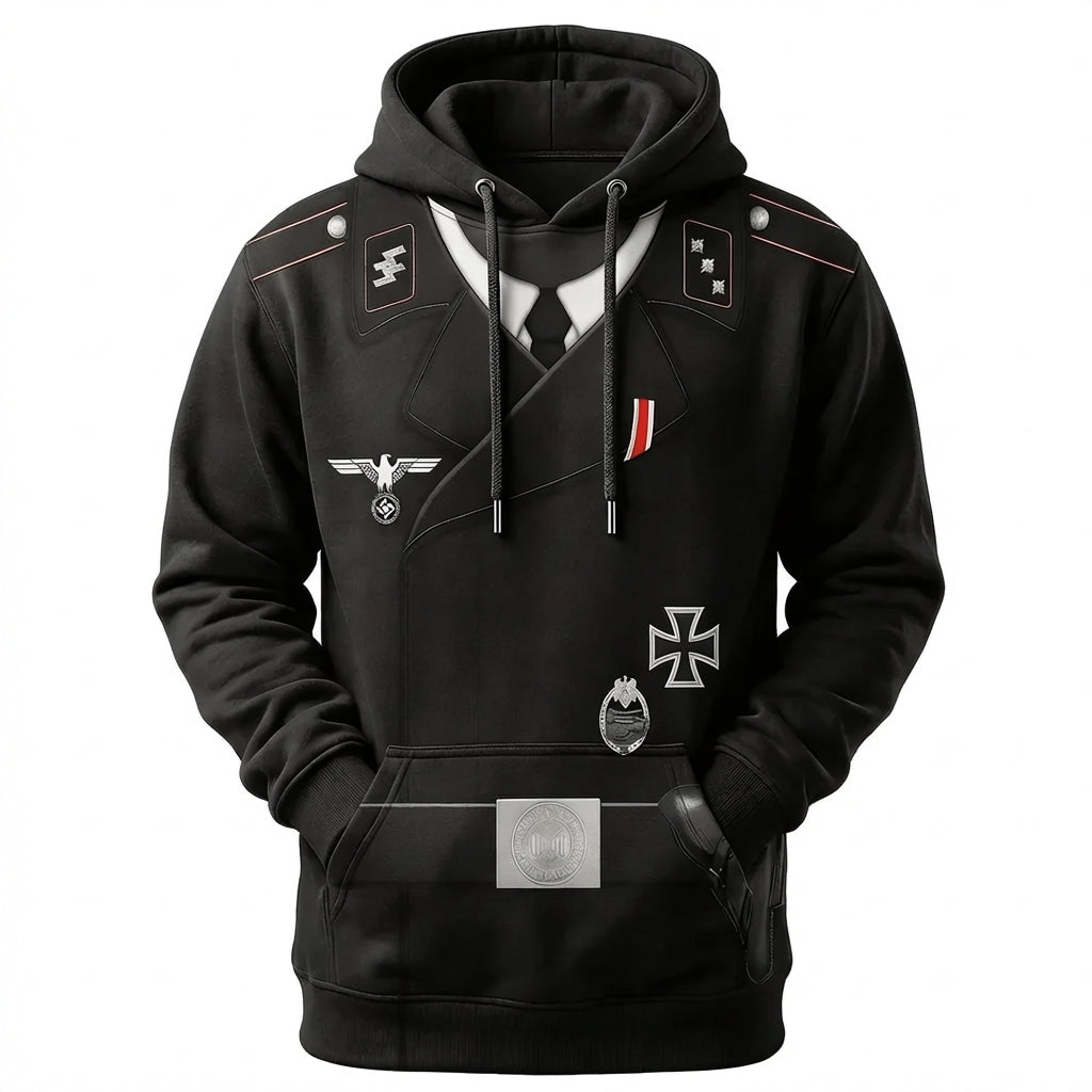 Heer Panzer Wehrmacht Military Uniform Hoodie, Sweatshirt, T-Shirt Costume for Cosplay MNP001CS