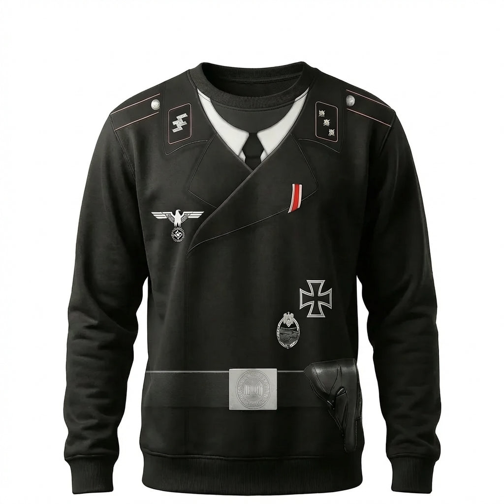 Heer Panzer Wehrmacht Military Uniform Hoodie, Sweatshirt, T-Shirt Costume for Cosplay MNP001CS