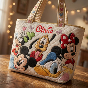 Magic Kingdom - Personalized Quilted Tote Bag - NSK10018