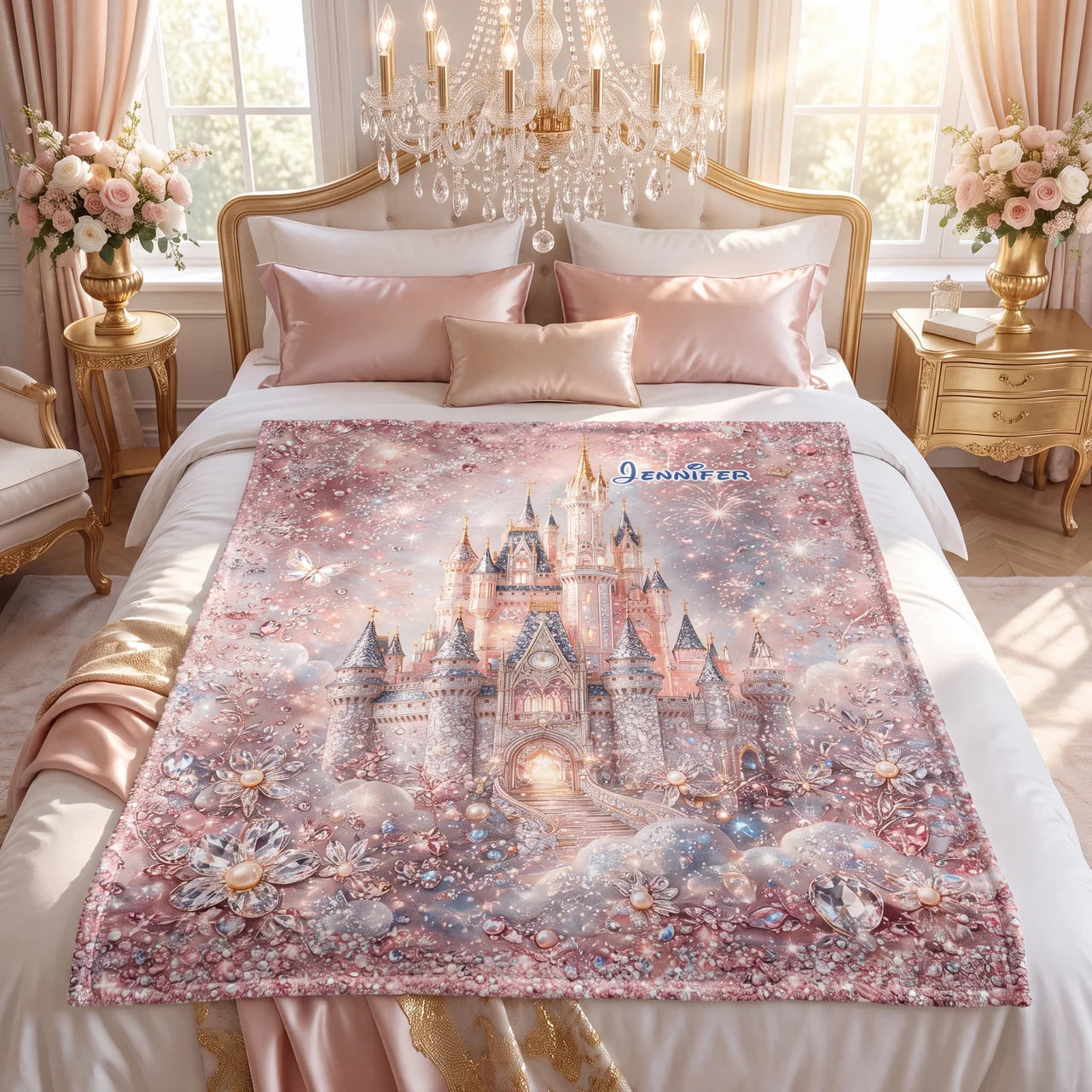 Magic Castle - Personalized Blanket - NSK10080