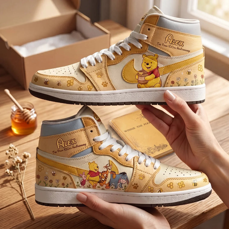 100 Years of Friendship - Personalized Air Jordan Hightop - NSK10091