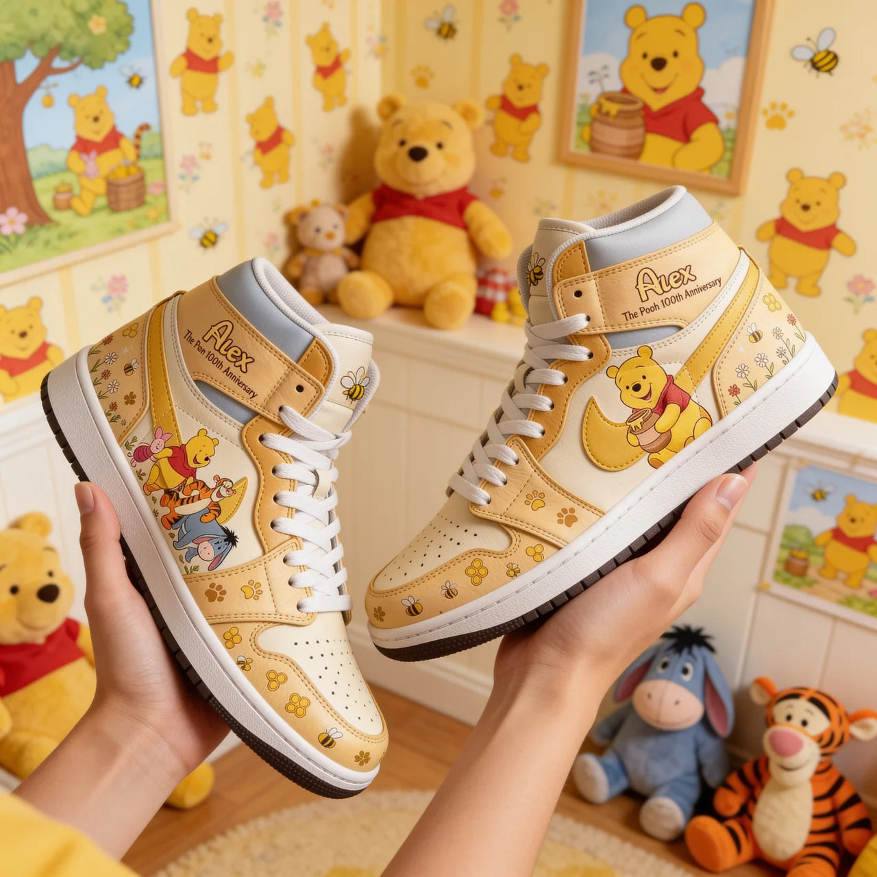 100 Years of Friendship - Personalized Air Jordan Hightop - NSK10091