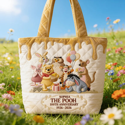 Woodland Friends  100th Anniversary -  Personalized Quilted Tote Bag - NSK10090