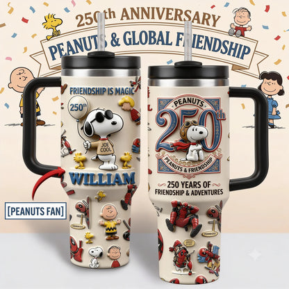 250 Years of Friendship - Personalized 40oz Tumbler With Handle - NSK10102
