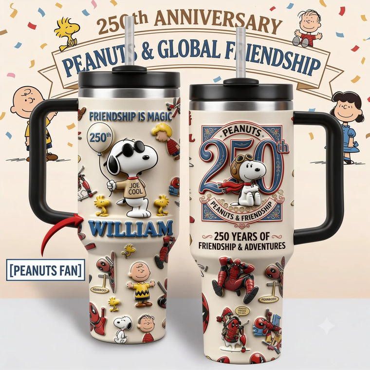 250 Years of Friendship - Personalized 40oz Tumbler With Handle - NSK10102