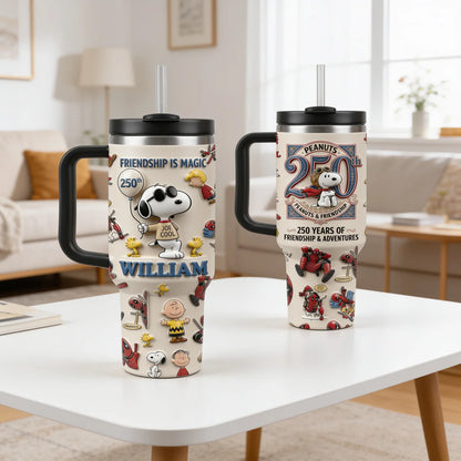 250 Years of Friendship - Personalized 40oz Tumbler With Handle - NSK10102