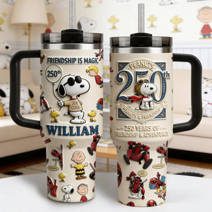 250 Years of Friendship - Personalized 40oz Tumbler With Handle - NSK10102