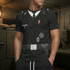 Heer Panzer Wehrmacht Military Uniform Hoodie, Sweatshirt, T-Shirt Costume for Cosplay MNP001CS