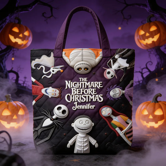 Dark Nightmare - Personalized Quilted Tote Bag - NSK10099