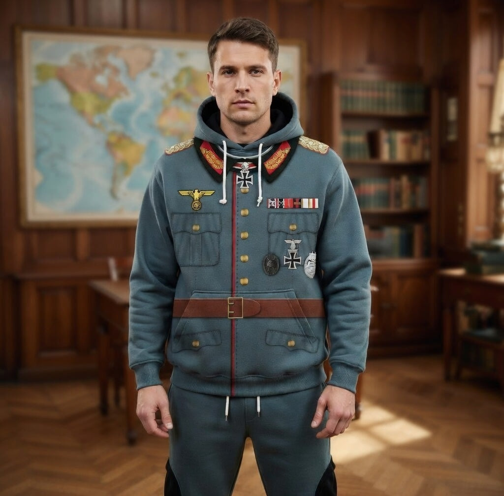 World War Two Leo Geyr Von Schweppenburg Panzer Group West Cosplay Hoodie, Sweatshirt, T-Shirt, Tracksuit MNP002CS