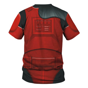 Imprerial Crimson Stormtrooper Costume Hoodie Sweatshirt T-Shirt Sweatpants – MNP178CSSTW