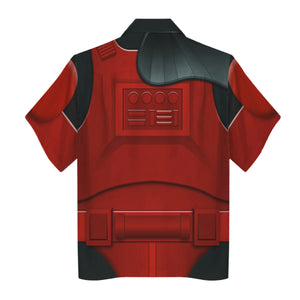 Imprerial Crimson Stormtrooper Costume Hoodie Sweatshirt T-Shirt Sweatpants – MNP178CSSTW