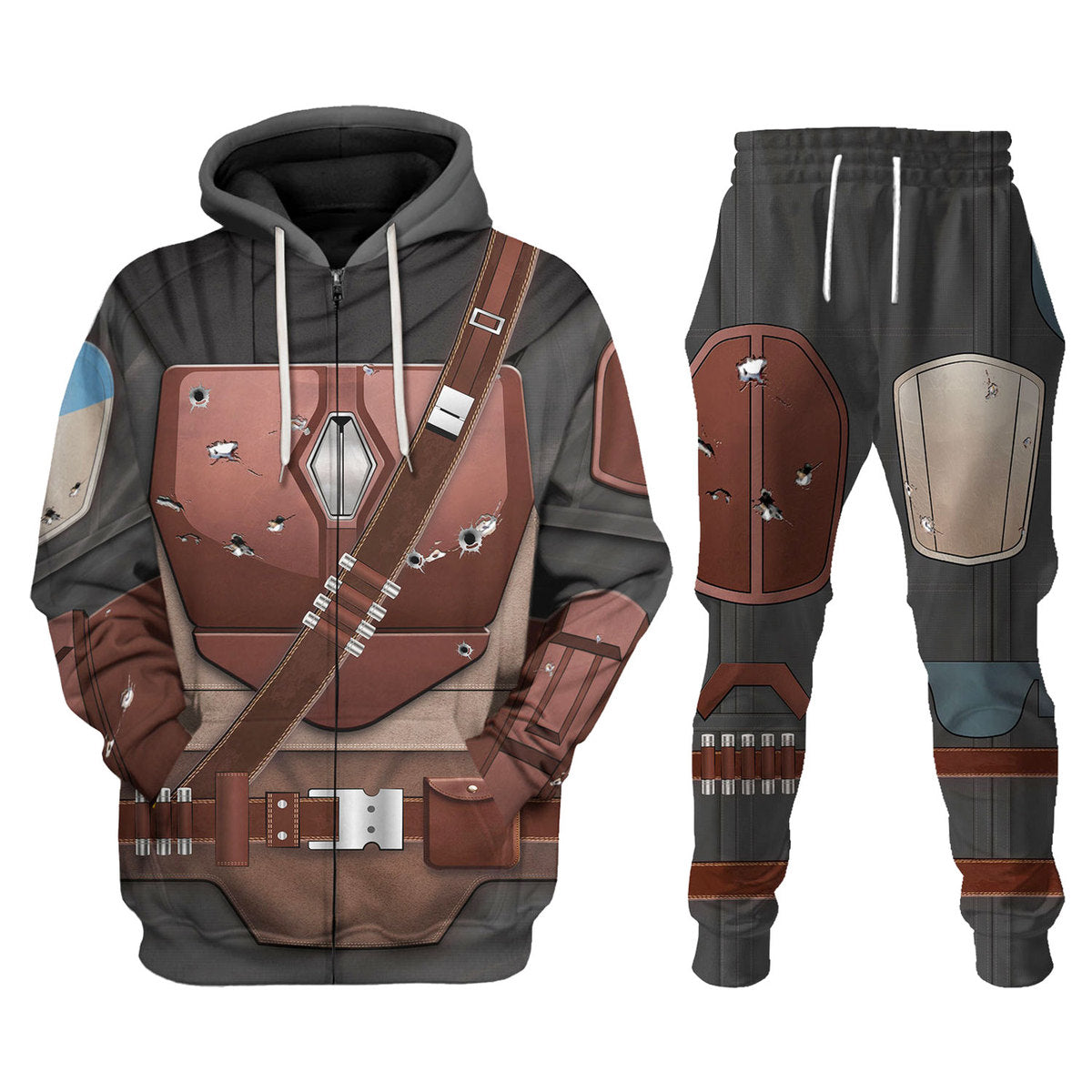 Mandalorian Costume Hoodie Sweatshirt T-Shirt Sweatpants – MNP166CSSTW