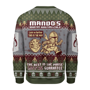 Mando’s Bountry Hunting Ugly Christmas Sweater – MNP208CSSTW