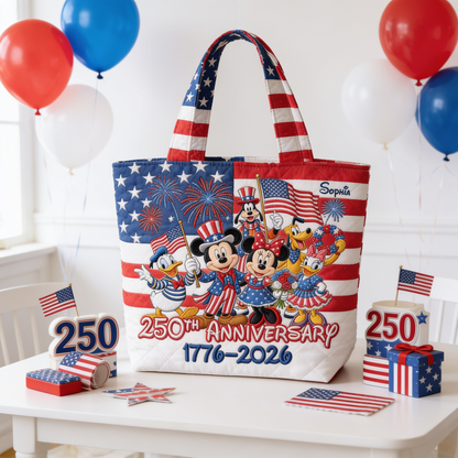 Magic Friends 250th Anniversary Edition - Personalized Quilted Tote Bag - NSK10045