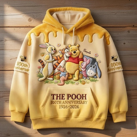 Honey Bear Celebrate Our 100th Anniversary- Personalized Mouse All Over Shirt - MNPS0106