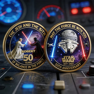 Balance In The Force – 50th Anniversary - Personalized Commemorative Coin - MNPS01CC