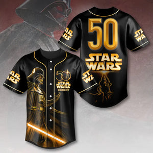Galactic Saga 50th Anniversary - Personalized Baseball Jersey - MNPS0312NL