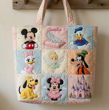 Magical Friends - Personalized Quilted Tote Bag - NSK10022