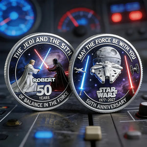 Balance In The Force – 50th Anniversary - Personalized Commemorative Coin - MNPS01CC
