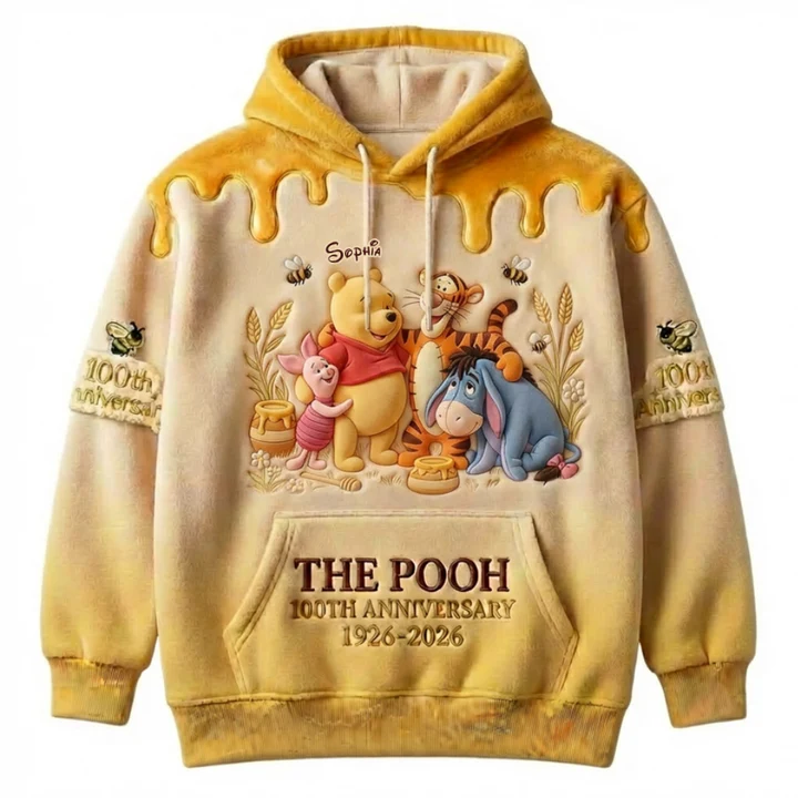 Honey Bear 100th Anniversary - Personalized Mouse All Over Shirt - MNPS0102