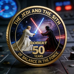Balance In The Force – 50th Anniversary - Personalized Commemorative Coin - MNPS01CC