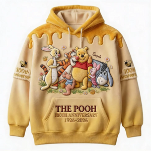 Honey Bear Celebrate Our 100th Anniversary- Personalized Mouse All Over Shirt - MNPS0106