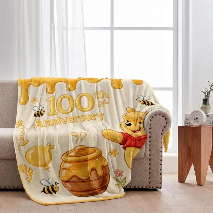 Honey Bear 100th Anniversary - Personalized Mouse Blanket | MNPB01002