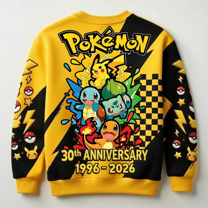 Celebrate 30 Years Of Catching Them All - Personalized All Over Shirt - MNPS0402TS