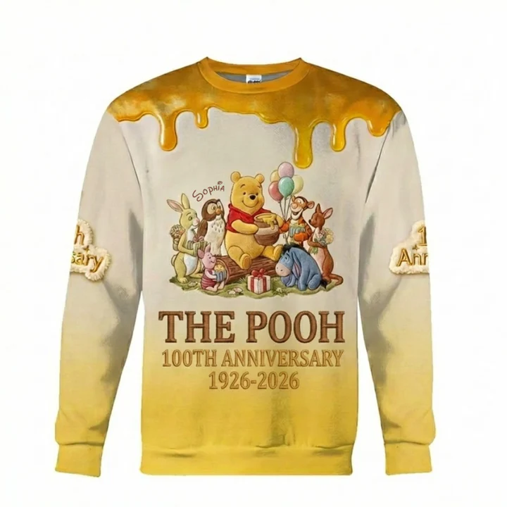 Honey Bear 100th Anniversary - Personalized Mouse All Over Shirt - MNPS0103