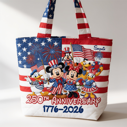 Magic Friends 250th Anniversary Edition - Personalized Quilted Tote Bag - NSK10045