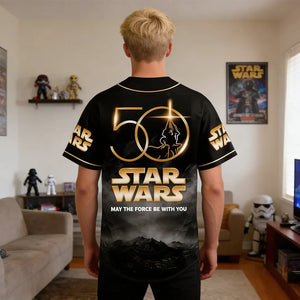Galactic Saga 50th Anniversary - Personalized Baseball Jersey - MNPS0314NL