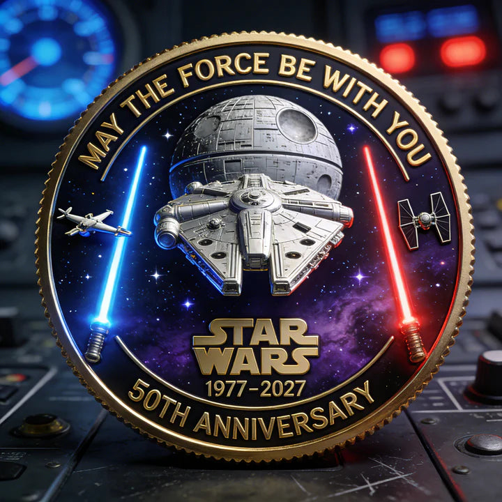 Balance In The Force – 50th Anniversary - Personalized Commemorative Coin - MNPS01CC