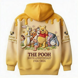 Honey Bear Celebrate Our 100th Anniversary- Personalized Mouse All Over Shirt - MNPS0106