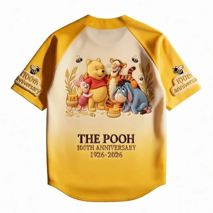 Honey Bear Celebrate Our 100th Anniversary - Personalized Baseball Jersey - MNPS0319NL